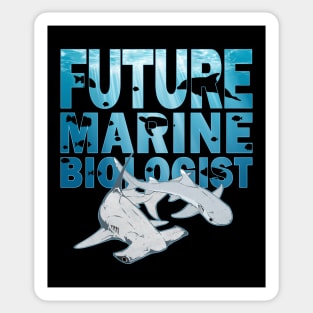 Hammerhead Shark Future Marine Biologist Sticker